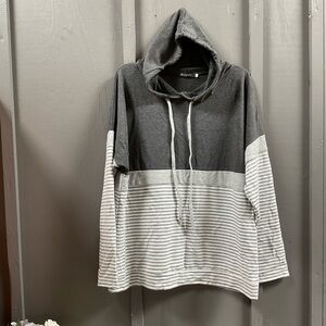 BUTGOOD womens casual color block hoodie